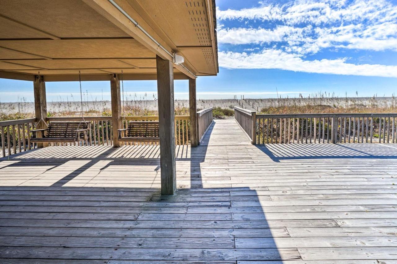 Oak Island Beachfront Condo With Community Pool ภายนอก รูปภาพ